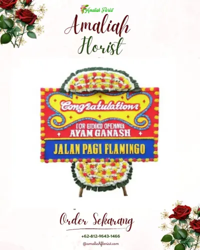 Bunga Papan Congratulation di Poncokusumo